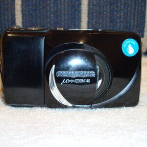 Olympus μ mju I Infinity Stylus 35mm Film Camera Point & Shoot TESTED WORKING!